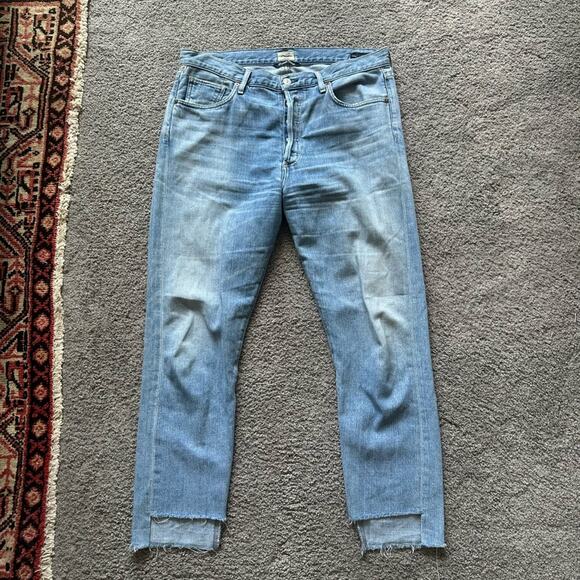Citizens of Humanity Liya Hi-Low Hem Classic Jeans - Picture 1 of 7